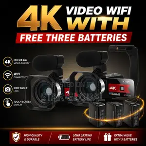 Record Like a Pro With This Wifi Digital Camera 3 Free Batteries!