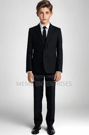 Black Suit For Boys