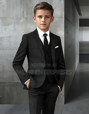 Black Suit For Boys