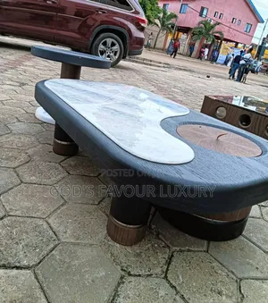Modern Center Table and Side Stool.