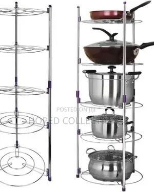 5 Tier Pot Rack