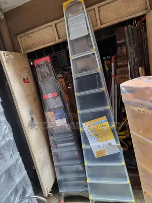 10 Steps Upstrong Aluminum Library Ladder