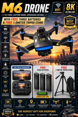 Experience the Thrill of Flight With the Ultimate M6 Drone Bundle!
