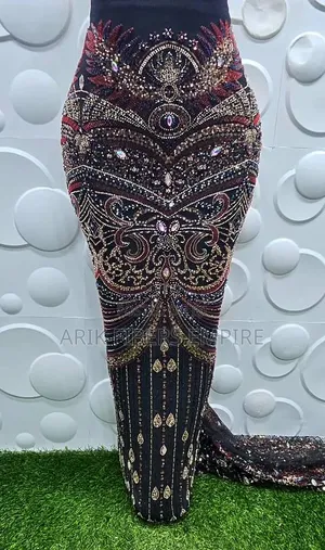 Embroidered Beaded Lace