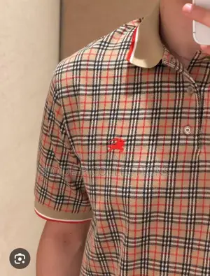 Burberry Collar Neck Polo T-Shirt