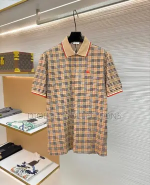 Burberry Collar Neck Polo T-Shirt