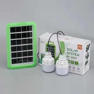 Double 3000mah Lithium Battery Rechargeable 50w Led Bulb With Panel