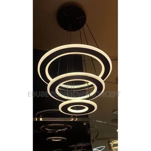 3 Rings Chandelier Led Light Available Unbreakable Modern Lightings