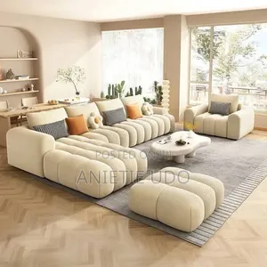 Beautiful Design L Shaped Fabric Chair