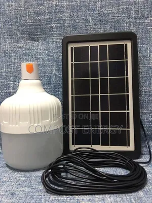100w Rechargeable Led Bulb With Panel and Charger