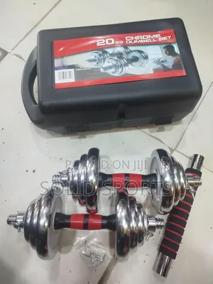 Dumbbells Set 20kg With Shut Bar Extra