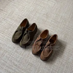 Original the Modified Clarks Tassel Extend Brown / Olive Green Shoes