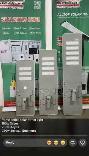 250w 5eyes Alltop Solar Street Light (Frames Series)