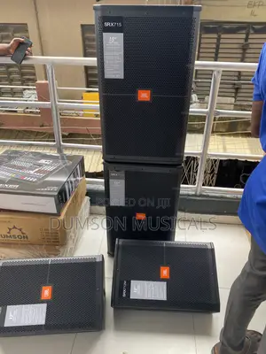 JBL 12 Inches Floor Monitor and 15 Inches Hanging Speakers