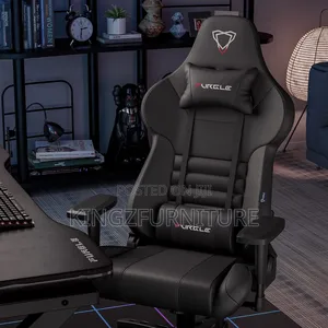 Adjustable Work Gaming Chair Black