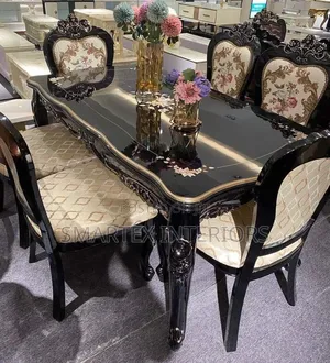 Imported Executive Royal Dining Table and Chairs