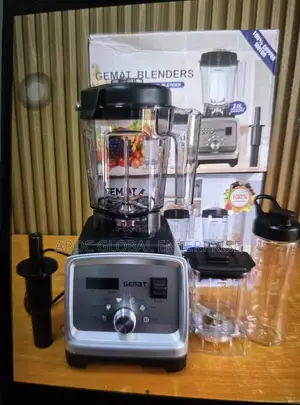 Gemat Professional 2ltr Jar 600ml Cup Blender