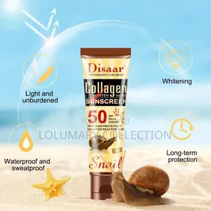 Disaar Snail Sunscreen SPF 60 | Sun Protection Cream | Moisturizing