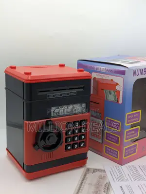 Number Piggy Bank Kids Toy Ages 3+