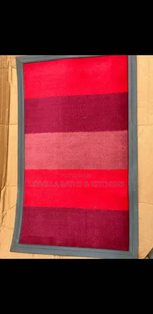 ​Premium Heavy-Duty Striped Door Foot Mats–