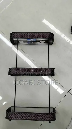 3-Tier Bathroom/Kitchen Wall Shelf Rack