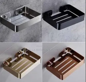 Luxury Self-Draining Soap Holder | Rust-Proof Alu Bathroom Soap Tray