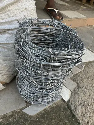 80m Galvanized Barbed Wire Security Fence Wire
