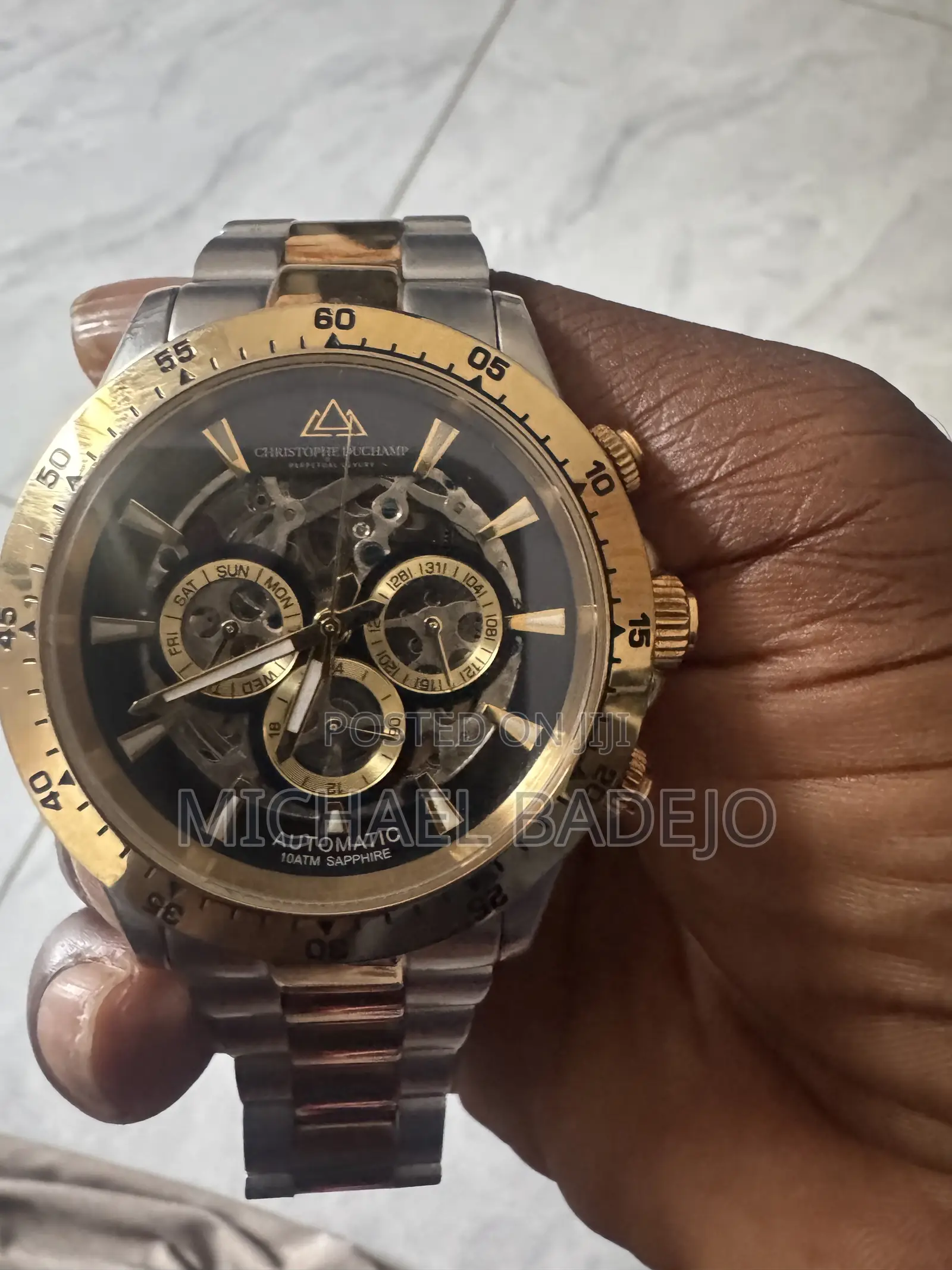Christophe Duchamp Raidillon Skeleton Automatic Watch
