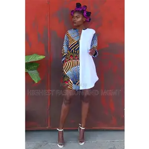 Long Shirt Print Dress