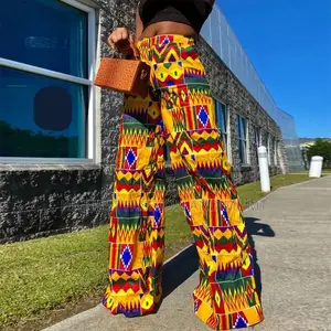 Loose High Waist Print Pant