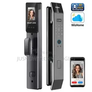 Smart Door Lock – Fingerprint, Password, Card App Control