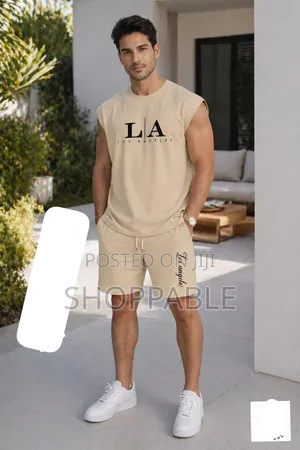 Sleeveless Men's Up and Down Short