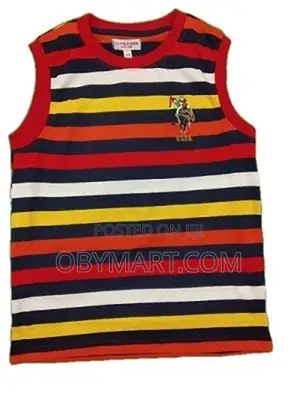 Children Boys Sleeveless Vest Top