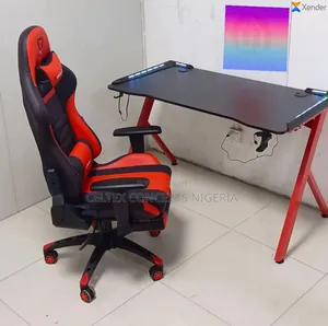 Durable Gaming Table With Gaming Chair