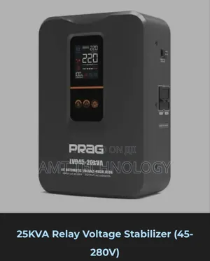 25kva Prag Relay Stabilizer 45v-280v