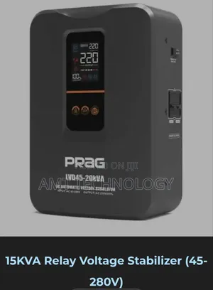 15kva Prag Relay Voltage Stabilizer 45v-280v
