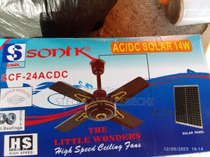 Solar AC/Dc Shortt Blade Ceiling Fan