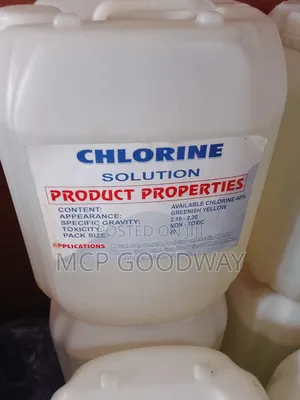 Chlorine Solution Product Properties