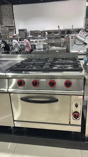 4burner Gas Cooker Oven
