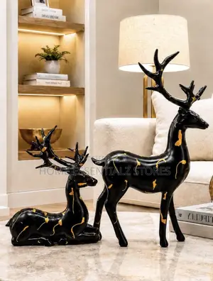 Luxury Deer Figurine Set - Animal Figurines Gift Item