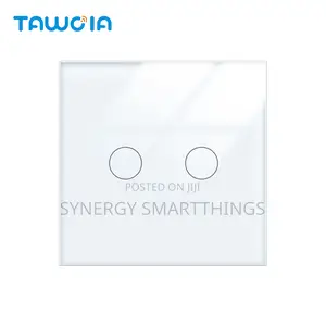 Tuya Wifi Smart 2 Gang Touch Switch White