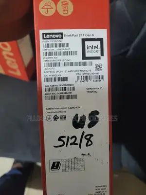 New Laptop Lenovo ThinkPad E14 Gen 6 8GB Intel Core Ultra 5 SSD 512GB