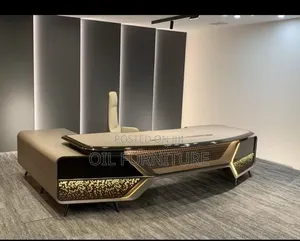 ​3.2 Meter Executive Office Desk With Led Lights – Premium Quality