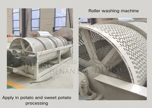 High Quality Potato Washer Sweet Potato Rotary Washing Machine
