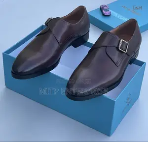 Monk-Strap Leather Corporate Shoe (Italian Leather)