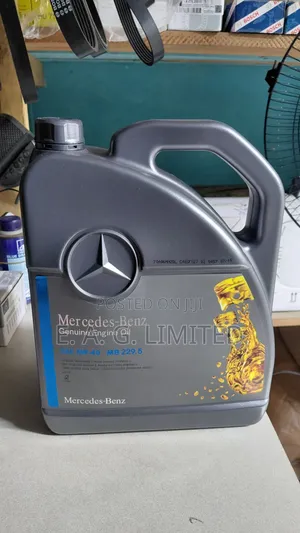 Mercedes-Benz Genuine Engine Oil With a Sae 5w-40 and Mb 229.5, 5-Ltr.