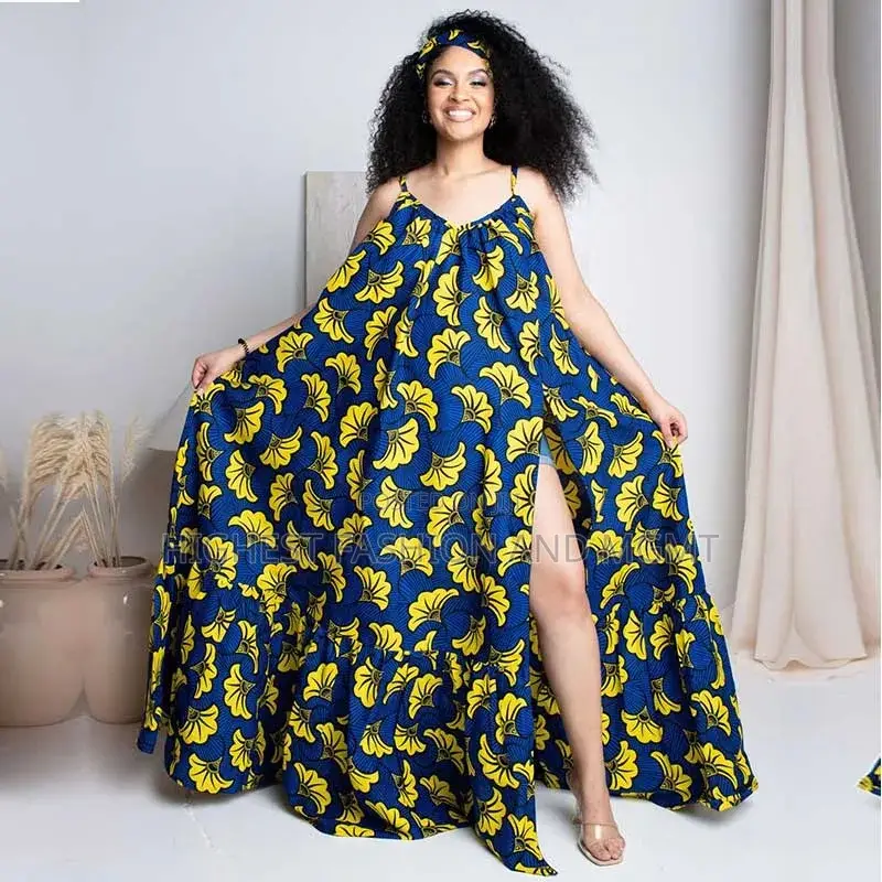 Loose Ankara Maxi Dress