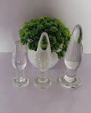 Glass Anal Butt Plug for Anal 3pcs