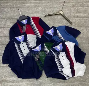 Original Tommy Hilfiger Polos Strip Collar Neck