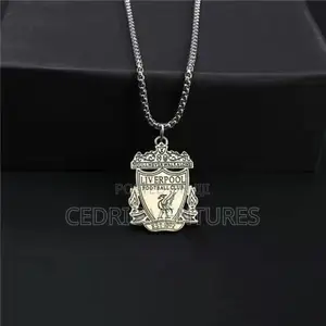 Liverpool Football Team Logo Pendant With Round Chain